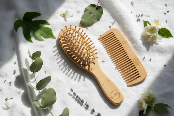 Bamboo Hair Brush and Comb
